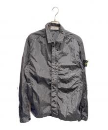 STONE ISLAND（ストーンアイランド）の古着「ナイロンシャツジャケット」｜ブラック