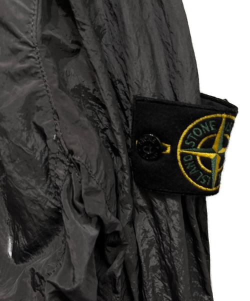 STONE ISLAND（ストーンアイランド）STONE ISLAND (ストーンアイランド) ナイロンシャツジャケット ブラック サイズ:Mの古着・服飾アイテム