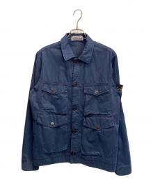 STONE ISLAND（ストーンアイランド）の古着「ワークシャツジャケット」｜ネイビー