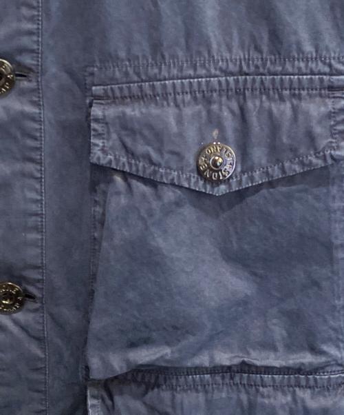 STONE ISLAND（ストーンアイランド）STONE ISLAND (ストーンアイランド) ワークシャツジャケット ネイビー サイズ:Sの古着・服飾アイテム