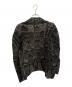 me ISSEY MIYAKE (ミーイッセイ ミヤケ) プリーツカーディガン グレー×ブラック サイズ:FREE：30000円