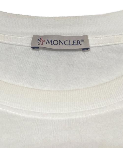 MONCLER（モンクレール）MONCLER (モンクレール) FRAGMENTS (フラグメント) GENIUSWORLD OF MONCLERTシャツ ホワイト サイズ:Mの古着・服飾アイテム