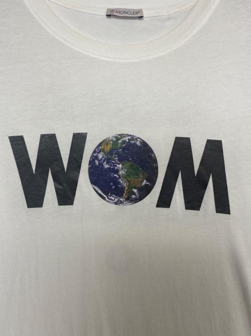 MONCLER（モンクレール）MONCLER (モンクレール) FRAGMENTS (フラグメント) GENIUSWORLD OF MONCLERTシャツ ホワイト サイズ:Mの古着・服飾アイテム