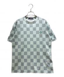 LOUIS VUITTON（ルイ ヴィトン）の古着「ダミエモノグラムTシャツ」｜スカイブルー