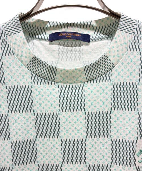LOUIS VUITTON（ルイ ヴィトン）LOUIS VUITTON (ルイ ヴィトン) ダミエモノグラムTシャツ スカイブルー サイズ:Sの古着・服飾アイテム