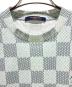 中古・古着 LOUIS VUITTON (ルイ ヴィトン) ダミエモノグラムTシャツ スカイブルー サイズ:S：140000円