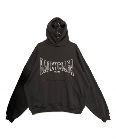 balenciaga x  ダブルジップフーディー　黒　M 美品 中古・古着通販】BALENCIAGA (バレンシアガ) Large Fit Hoodie/BLACK