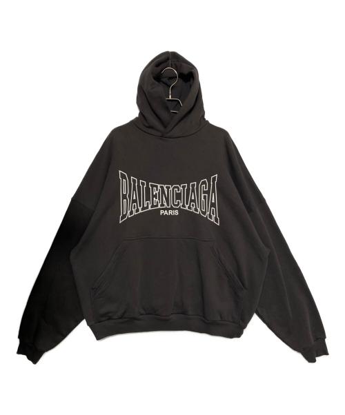 BALENCIAGA（バレンシアガ）BALENCIAGA (バレンシアガ) Large Fit Hoodie/BLACK ブラック サイズ:XSの古着・服飾アイテム
