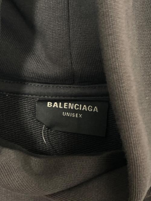 BALENCIAGA（バレンシアガ）BALENCIAGA (バレンシアガ) Large Fit Hoodie/BLACK ブラック サイズ:XSの古着・服飾アイテム