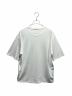 PRADA (プラダ) トライアングルロゴTシャツ ホワイト サイズ:XL：85000円
