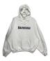 BALENCIAGA（バレンシアガ）の古着「Caps Destroyed Hoodie」｜ホワイト