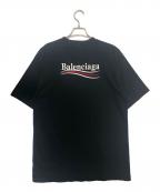 BALENCIAGAバレンシアガ）の古着「キャンペーンロゴTシャツ」｜ブラック