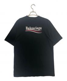 BALENCIAGA（バレンシアガ）の古着「キャンペーンロゴTシャツ」｜ブラック