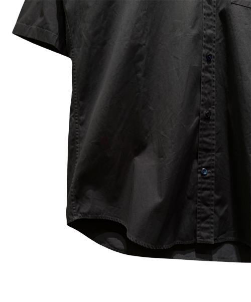 BALENCIAGA（バレンシアガ）BALENCIAGA (バレンシアガ) バックロゴプリント半袖シャツ ネイビー サイズ:37の古着・服飾アイテム