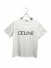 CELINE（セリーヌ）の古着「スタッズロゴTシャツ/2X50C671Q」｜ホワイト