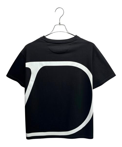 VALENTINO（ヴァレンティノ）VALENTINO (ヴァレンティノ) ビッグロゴTシャツ/WV3MG10V7LR ブラック×ホワイト サイズ:Mの古着・服飾アイテム