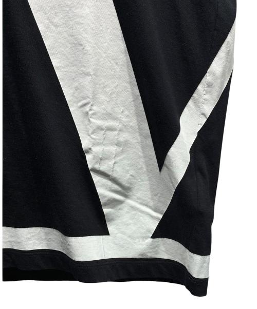 VALENTINO（ヴァレンティノ）VALENTINO (ヴァレンティノ) ビッグロゴTシャツ/WV3MG10V7LR ブラック×ホワイト サイズ:Mの古着・服飾アイテム
