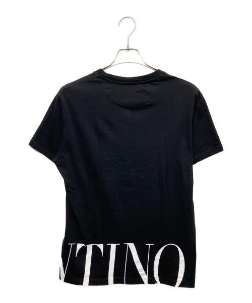 VALENTINO（ヴァレンティノ）VALENTINO (ヴァレンティノ) 裾ロゴTシャツ ブラック サイズ:Sの古着・服飾アイテム