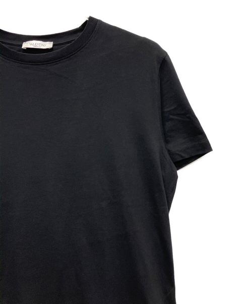 VALENTINO（ヴァレンティノ）VALENTINO (ヴァレンティノ) 裾ロゴTシャツ ブラック サイズ:Sの古着・服飾アイテム