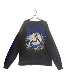 SAINT MICHAEL×河村康輔（セントマイケル）の古着「KK_LS TEE / NOTHING IMP」｜グレー×ブルー