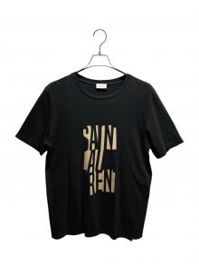 Saint Laurent Paris（サンローランパリ）の古着「ロゴTシャツ/577121 YBJJ2」｜ブラック