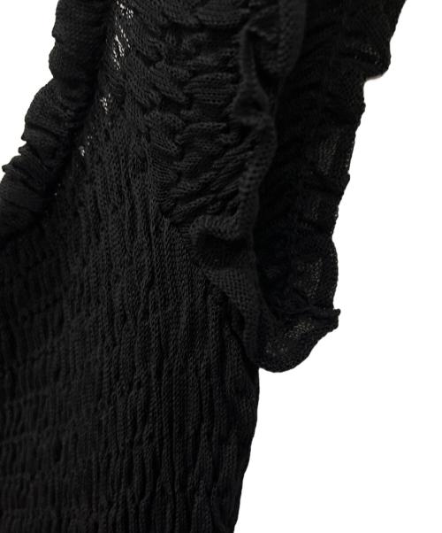 CELINE（セリーヌ）CELINE (セリーヌ) ノースリーブシルクワンピース ブラック サイズ:XSの古着・服飾アイテム