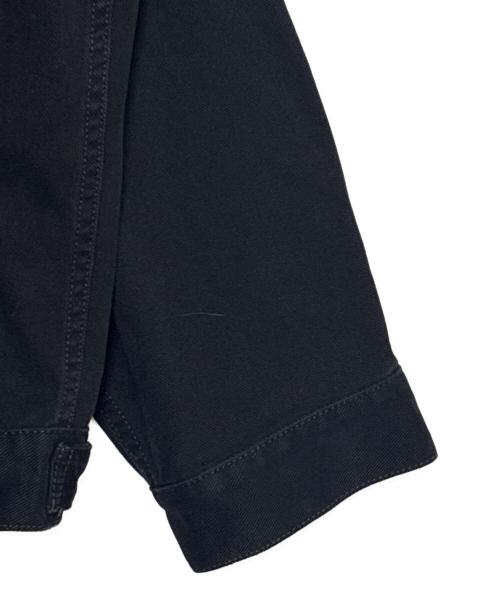 BALENCIAGA（バレンシアガ）BALENCIAGA (バレンシアガ) テープロゴデニムジャケット ブラック サイズ:Lの古着・服飾アイテム