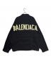 BALENCIAGA（バレンシアガ）の古着「テープロゴデニムジャケット」｜ブラック