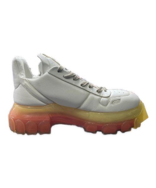 RICK OWENS（リックオウエンス）RICK OWENS (リックオウエンス) Maximal Tractorスニーカー ホワイト サイズ:40の古着・服飾アイテム