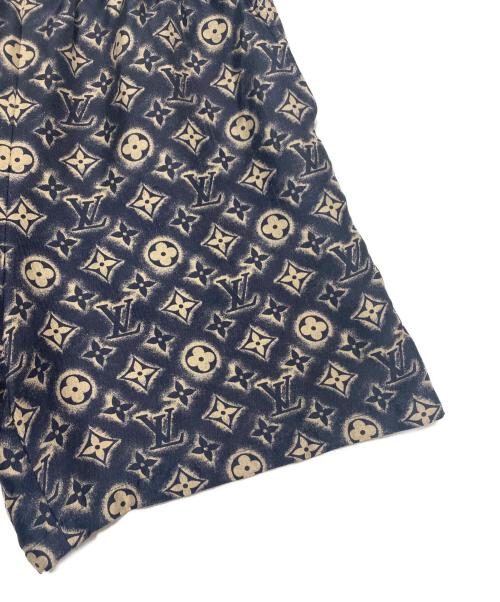 LOUIS VUITTON（ルイ ヴィトン）LOUIS VUITTON (ルイ ヴィトン) モノグラムシルクハーフパンツ ネイビー サイズ:50の古着・服飾アイテム