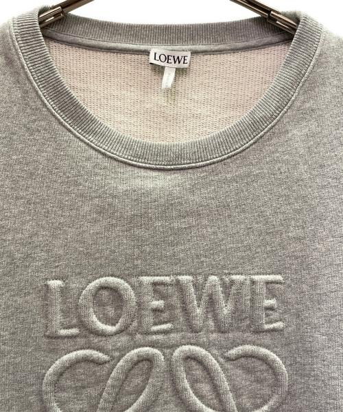 LOEWE（ロエベ）LOEWE (ロエベ) アナグラムロゴスウェット グレー サイズ:Lの古着・服飾アイテム