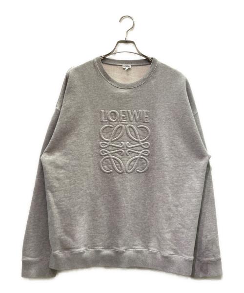 LOEWE（ロエベ）LOEWE (ロエベ) アナグラムロゴスウェット グレー サイズ:Lの古着・服飾アイテム