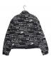 BALENCIAGA (バレンシアガ) Logo Print Denim Jacket ブラック サイズ:48：100000円