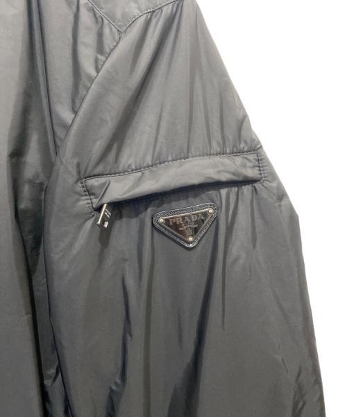 PRADA SPORTS（プラダスポーツ）PRADA SPORTS (プラダスポーツ) トライアングルロゴナイロンジャケット ブラック サイズ:Sの古着・服飾アイテム