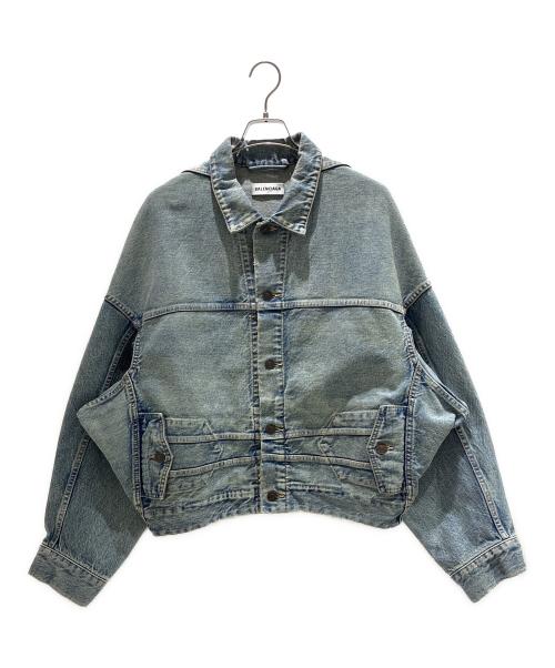 BALENCIAGA（バレンシアガ）BALENCIAGA (バレンシアガ) Upside Down Denim Jacket/アップサイドダウン デニムジャケット/625989 ブルー サイズ:36の古着・服飾アイテム