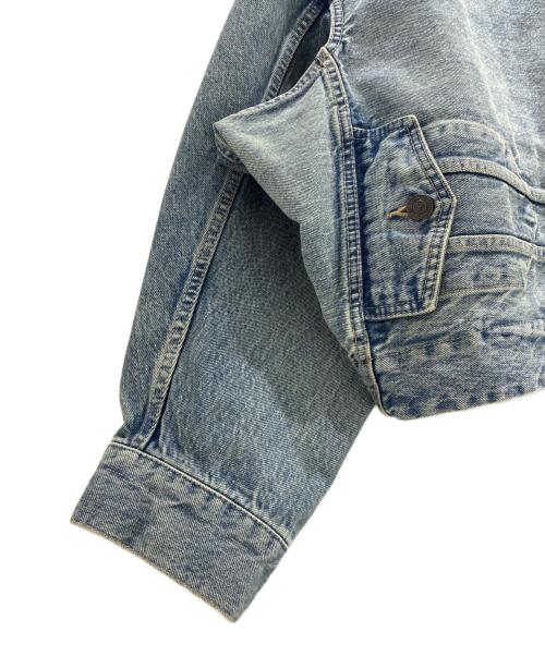 BALENCIAGA（バレンシアガ）BALENCIAGA (バレンシアガ) Upside Down Denim Jacket/アップサイドダウン デニムジャケット/625989 ブルー サイズ:36の古着・服飾アイテム