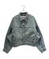 BALENCIAGA（バレンシアガ）の古着「Upside Down Denim Jacket/アップサイドダウン デニムジャケット/625989」｜ブルー