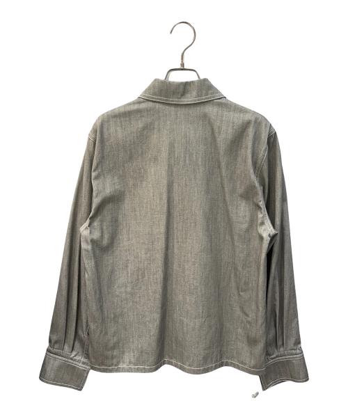 FENDI（フェンディ）FENDI (フェンディ) FFロゴプルオーバーシャツ グレー サイズ:38の古着・服飾アイテム