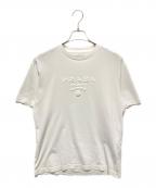PRADAプラダ）の古着「ロゴTシャツ」｜ホワイト