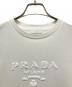 中古・古着 PRADA (プラダ) ロゴTシャツ ホワイト サイズ:S：55000円