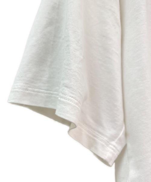 CELINE（セリーヌ）CELINE (セリーヌ) クロップドロゴTシャツ ホワイト サイズ:XSの古着・服飾アイテム