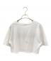 CELINE (セリーヌ) クロップドロゴTシャツ ホワイト サイズ:XS：33000円