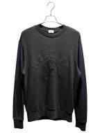 MONCLERモンクレール）の古着「ロゴワッペンスウェット/I20918G00009」｜ブラック