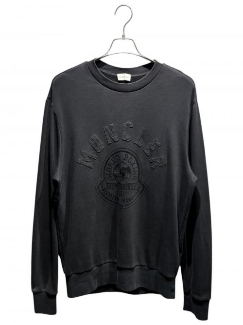 MONCLER（モンクレール）MONCLER (モンクレール) ロゴワッペンスウェット/I20918G00009 ブラック サイズ:Mの古着・服飾アイテム