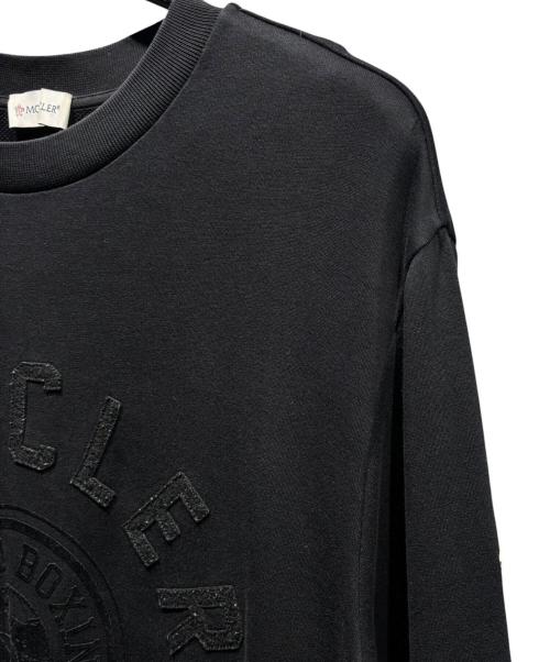 MONCLER（モンクレール）MONCLER (モンクレール) ロゴワッペンスウェット/I20918G00009 ブラック サイズ:Mの古着・服飾アイテム