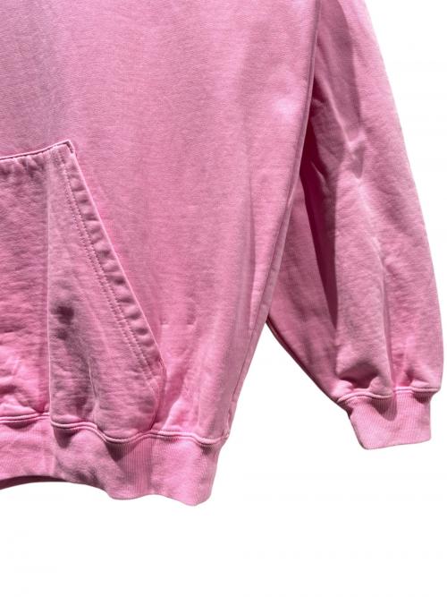 BALENCIAGA（バレンシアガ）BALENCIAGA (バレンシアガ) ラインストーンロゴパーカー/578135 TMVP3 ピンク サイズ:Sの古着・服飾アイテム
