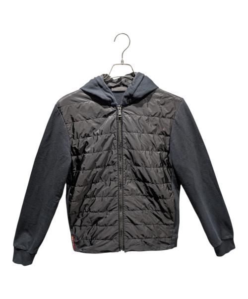 PRADA（プラダ）PRADA (プラダ) 切替ジップパーカー ブラック サイズ:Sの古着・服飾アイテム
