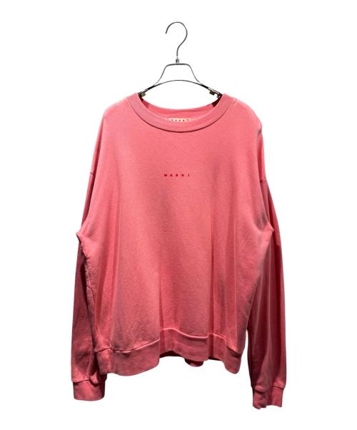 MARNI（マルニ）MARNI (マルニ) コンパクトロゴスウェット/FUMU0074P9 ピンク サイズ:52の古着・服飾アイテム