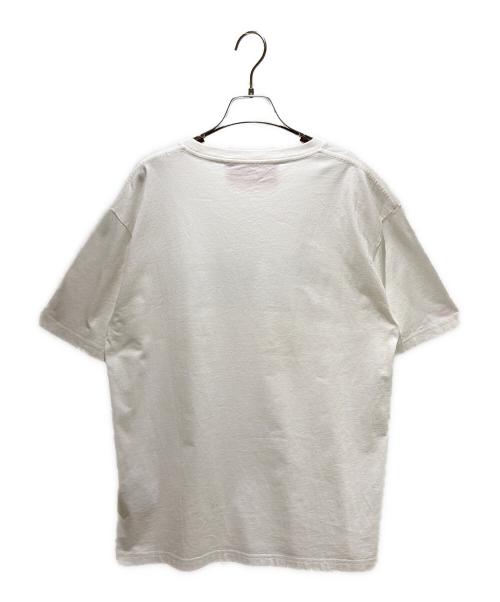 VALENTINO（ヴァレンティノ）VALENTINO (ヴァレンティノ) Chez Valentino Print T-Shirt/CHEZ VALENTINO プリント Tシャツ/6V3MG16PAPG ホワイト サイズ:Lの古着・服飾アイテム