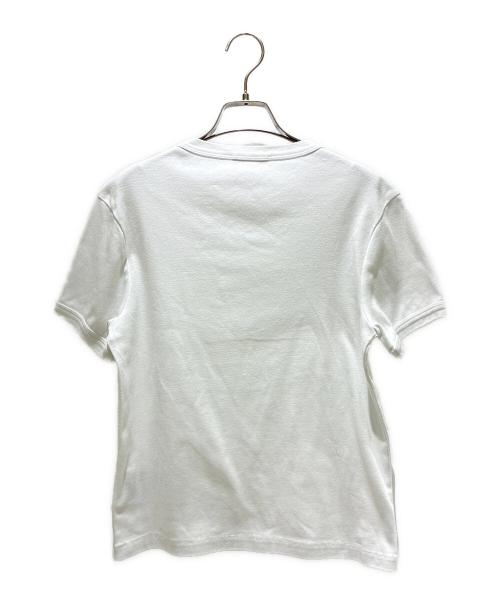 PRADA（プラダ）PRADA (プラダ) トライアングルロゴTシャツ/UJN824 S222 11ZM ホワイト サイズ:XSの古着・服飾アイテム